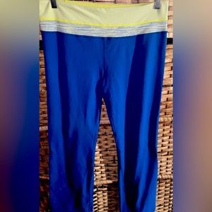 Royal Blue LULULEMON Groove pants - size 10